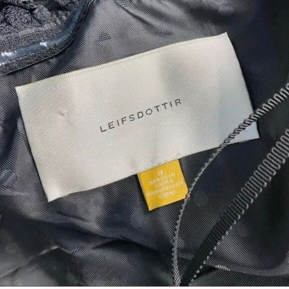 Leifsdottir Flores Filigree Lace Black Dress - Picture 6 of 12